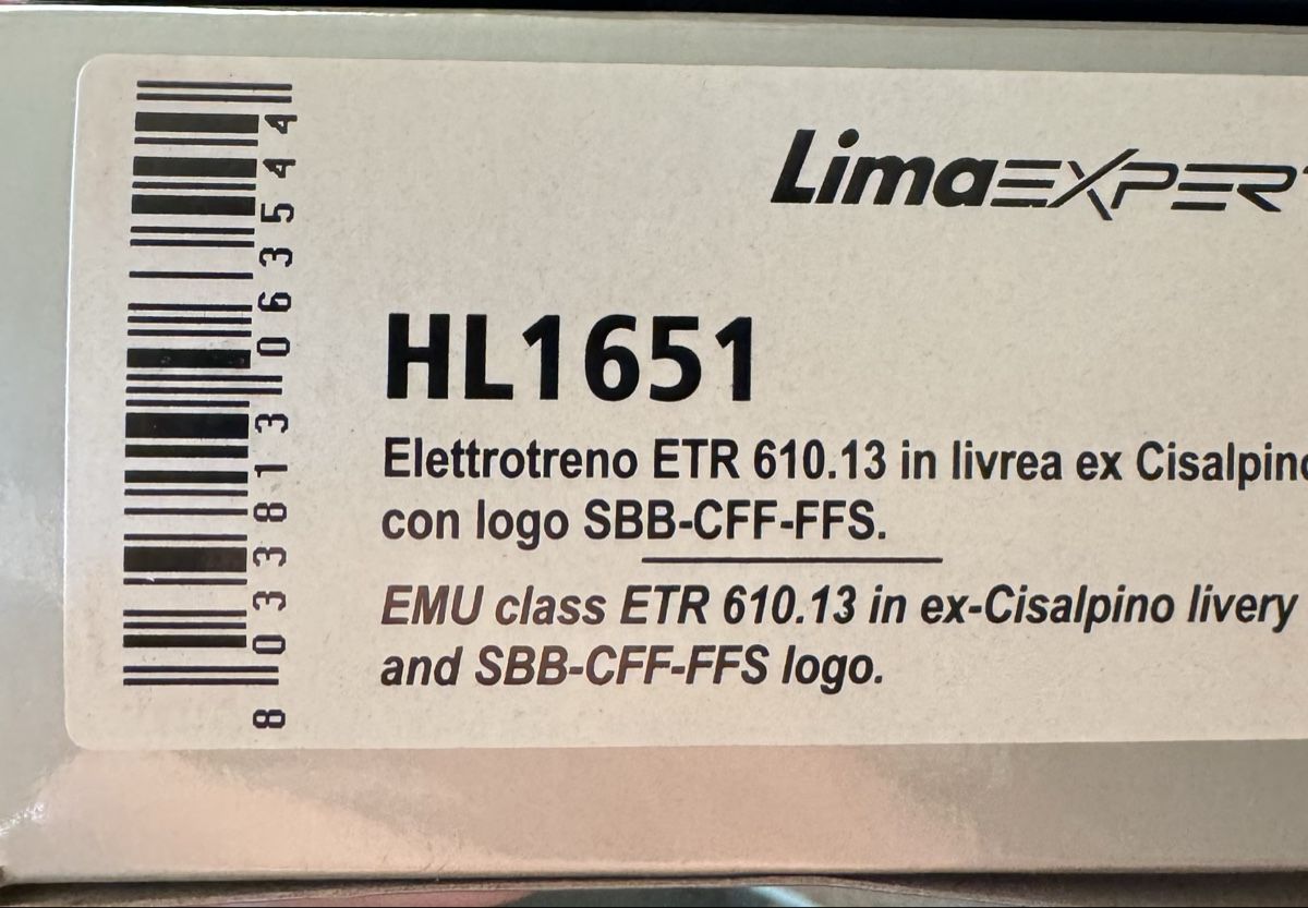 Lima Modellini di ferrovie: ETR 610 RABe Triebzug – Nuovo e nell'imballaggio originale da Esslingen venduto da Ursr1 2