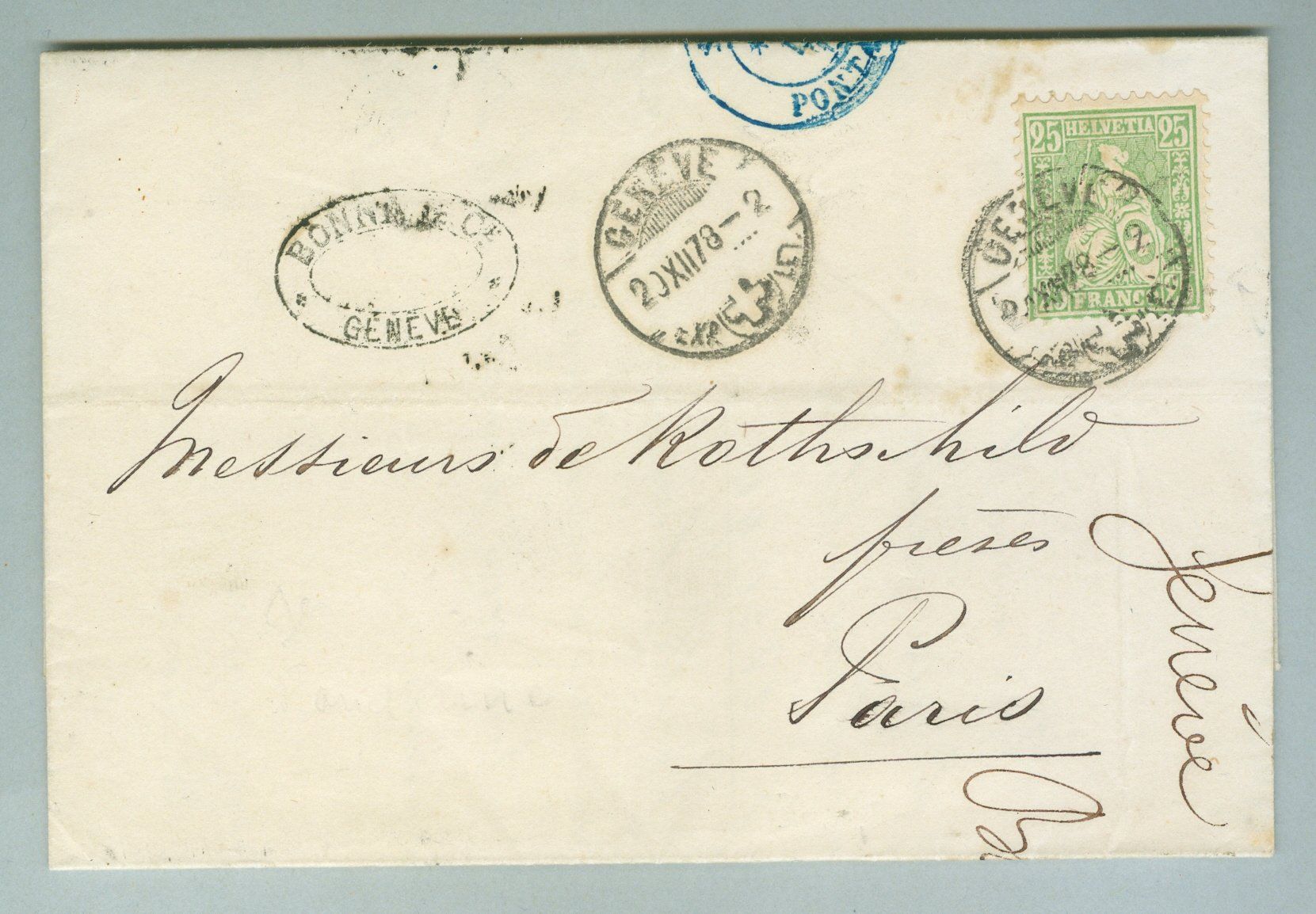 Tutti i francobolli: 1878 Schweiz Sitz Helvetia – Usato da Zürich venduto da yago-rot