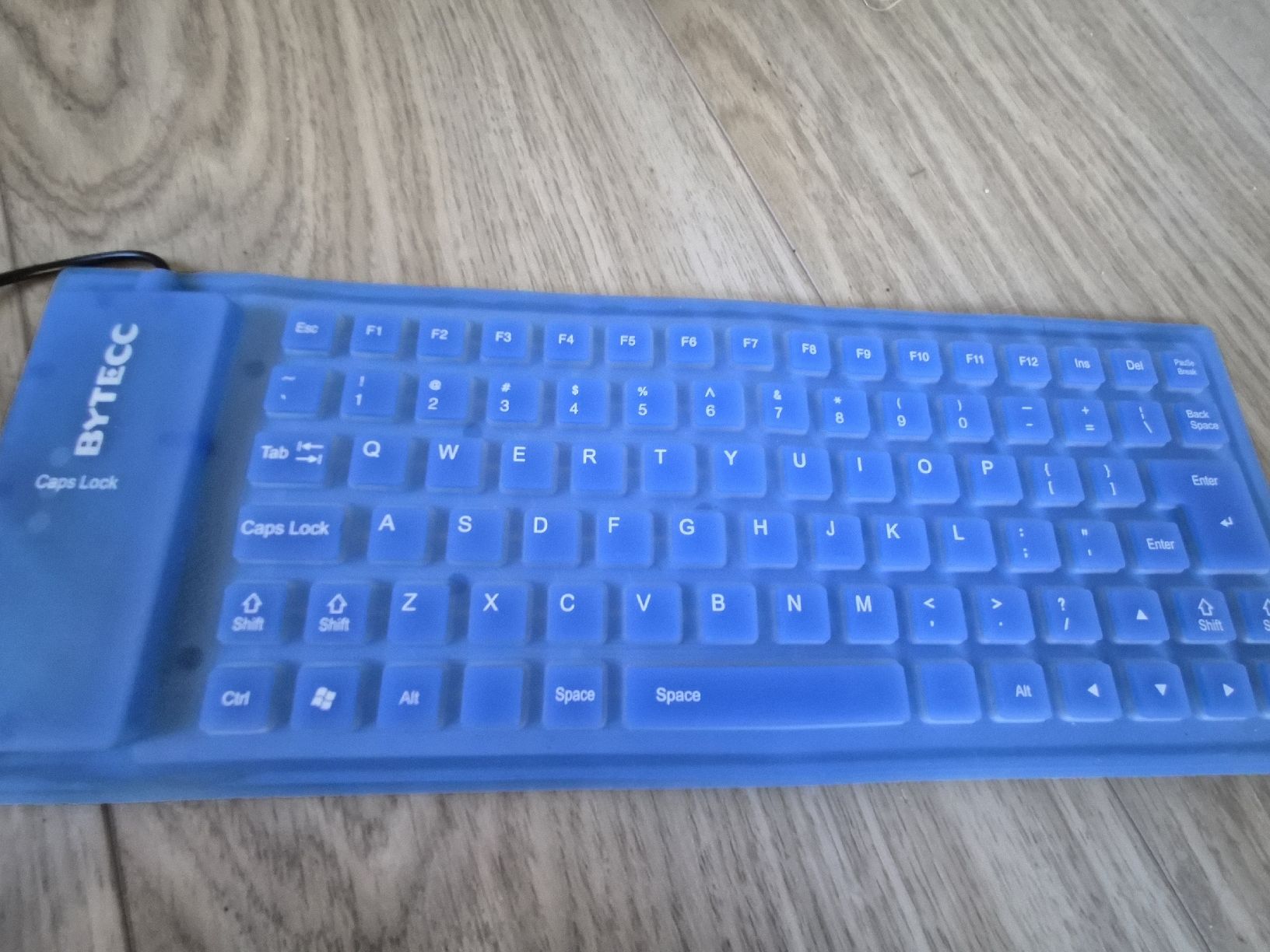 Tastaturen: Clavier souple pliable Bytecc bleu USB non testé – Defekt aus La Joux FR von car_ck96 1