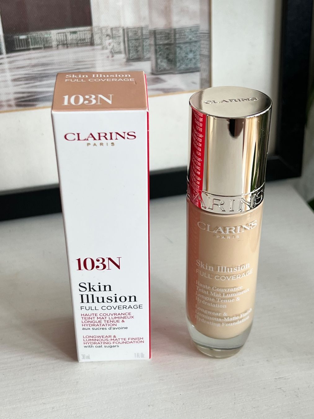 Clarins Make-up: Clarins Skin Illusion Full Coverage Foundation 103N – Gebraucht aus Effretikon von YaMn 1