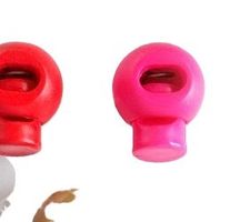 Kordelstopper rund pink 2Stk.