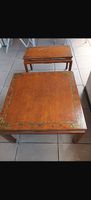 2 tables japonaises de 1980 en acajou
