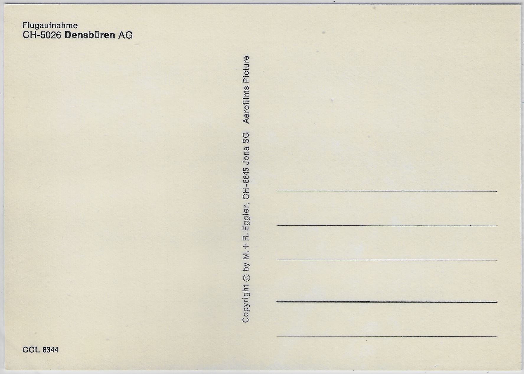 Cartoline postali: Flugaufnahme Densbüren AG – Antico da Ettingen venduto da Kartenplanet 1