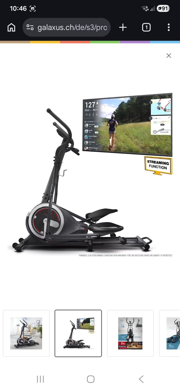 Hometrainer: Fitness Crosstrainer Ergometer - Top Zustand für HomeGym! – Gebraucht aus Altendorf von Darkoo 2