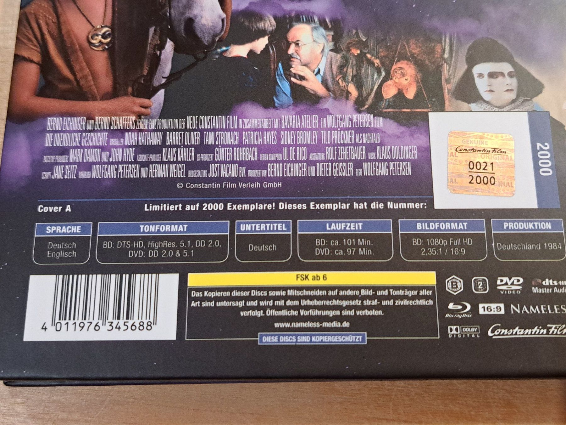 Tutti i DVDs: Die unendliche Geschichte, Mediabook mit Blu-ray und DVD – Nuovo (secondo la descrizione) da Unterseen venduto da Kanica 3