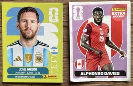 Panini WM 2026 Sticker Messi & Davies Extra rare collection
