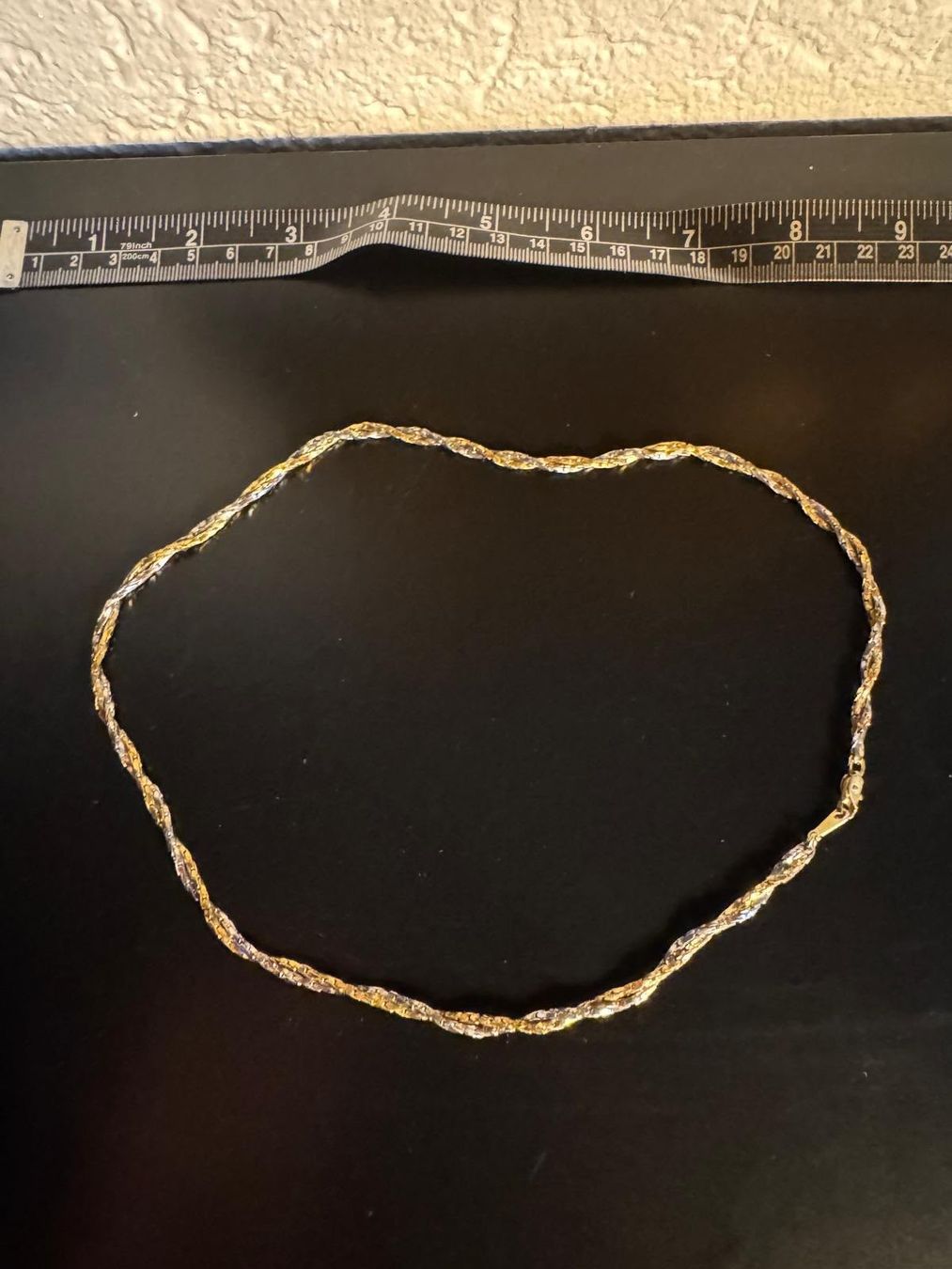Catenine: Gold-silberne Halskette – Usato da Winterthur venduto da Dejv