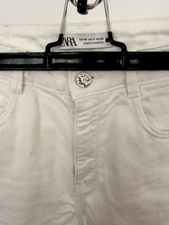 Zara Jeans, weiss, Grösse 36