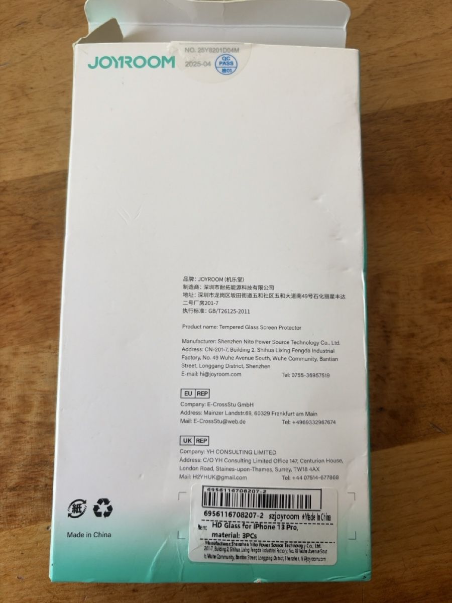 Verres: Panzerglas für IPhone 13 Pro  – Neuf (Voir description) à Ebnat-Kappel par finrod83 1