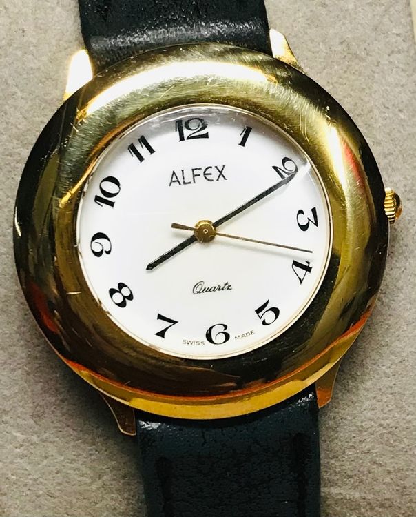 ALFEX Damenuhr Swiss-Made Quartz 34 mm (Gebraucht) in