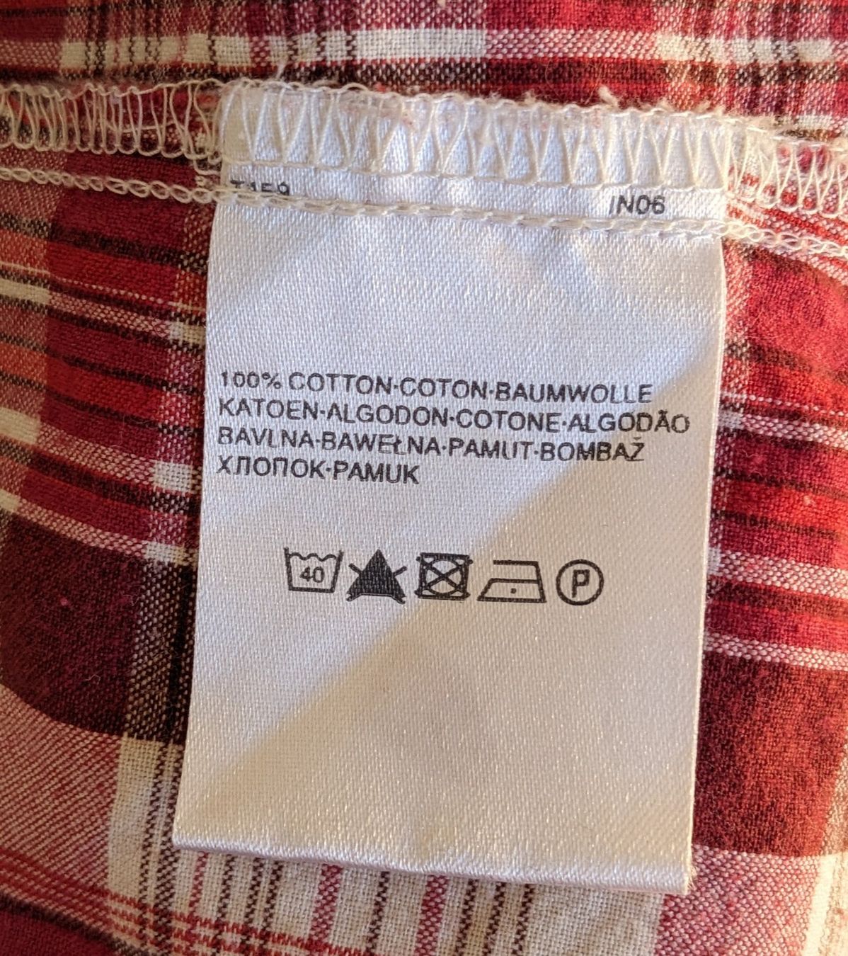Camicette: Chemise carreaux rose – Usato da Orsieres venduto da IndianaJones50a 5