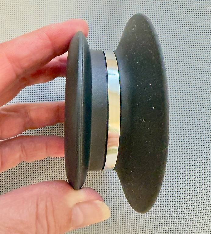 Padelle: AMC "Saugknopf" Durchmesser ca. 9.5 cm schwarz – Usato da Bern venduto da leilani_hika 2