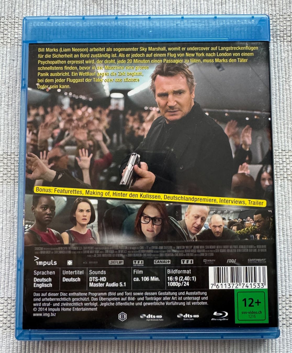 Tutti i DVDs: Non-Stop Blu-Ray - Liam Neeson – Usato da Arbon venduto da drs64 1
