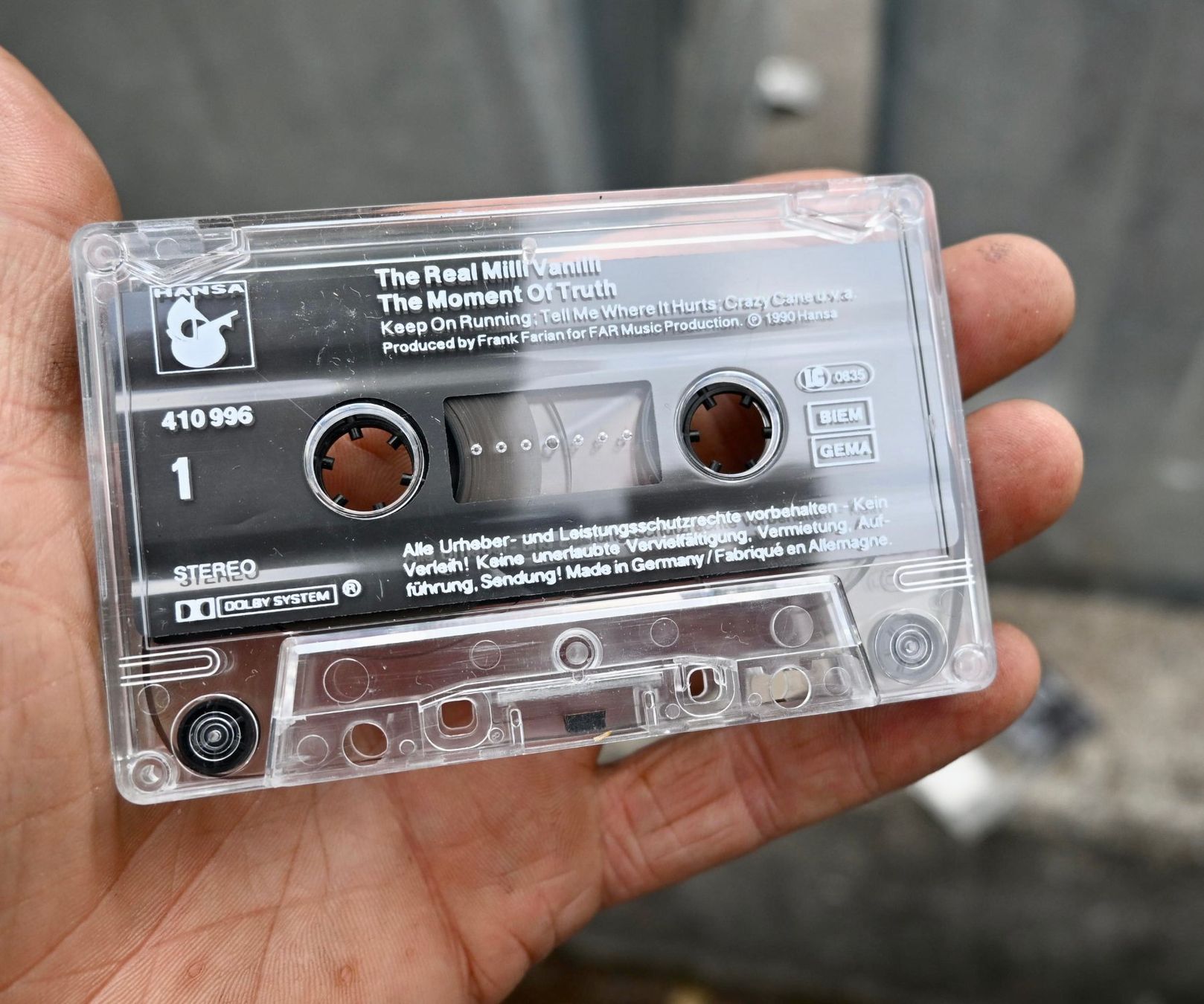 Kompaktkassetten: MC The Real Milli Vanilli  KASSETTE – Gebraucht aus Pfaffhausen von mono_rec 3