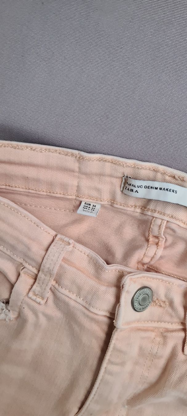 Zara Jeans: jeans Slim couleur saumon taille 34 – Gebraucht aus Genève von Saleena 5