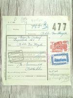 TR97 Document Expedition + Timbre Belgique 1951
