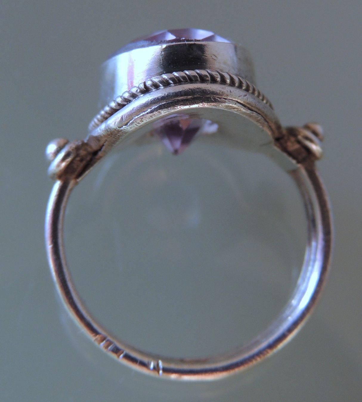 Anelli: Amethyst Silber 925 Fingerring Gr. 50 – Usato da Waldenburg venduto da schaller707 5