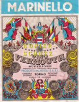 Etikette (gross) - Vino Vermouth Superiore "Marinello" /bd