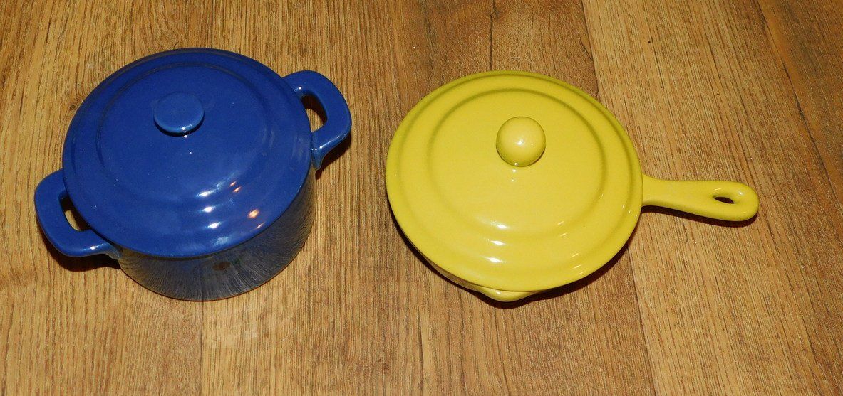 Casseroles: 2 Bon Box Töpfe von Michael Fischer, plus Magnete – D'occasion à Villnachern par Niggo0