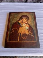 Ikone Madonna mit Kind , Holz (45)