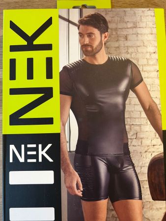 NEUES spezielles Herren Shirt Wetlook von NEK Gr. M - 40038