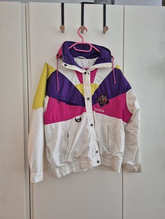 Ski Jacke Evica Damen bunte Muster Grösse 42