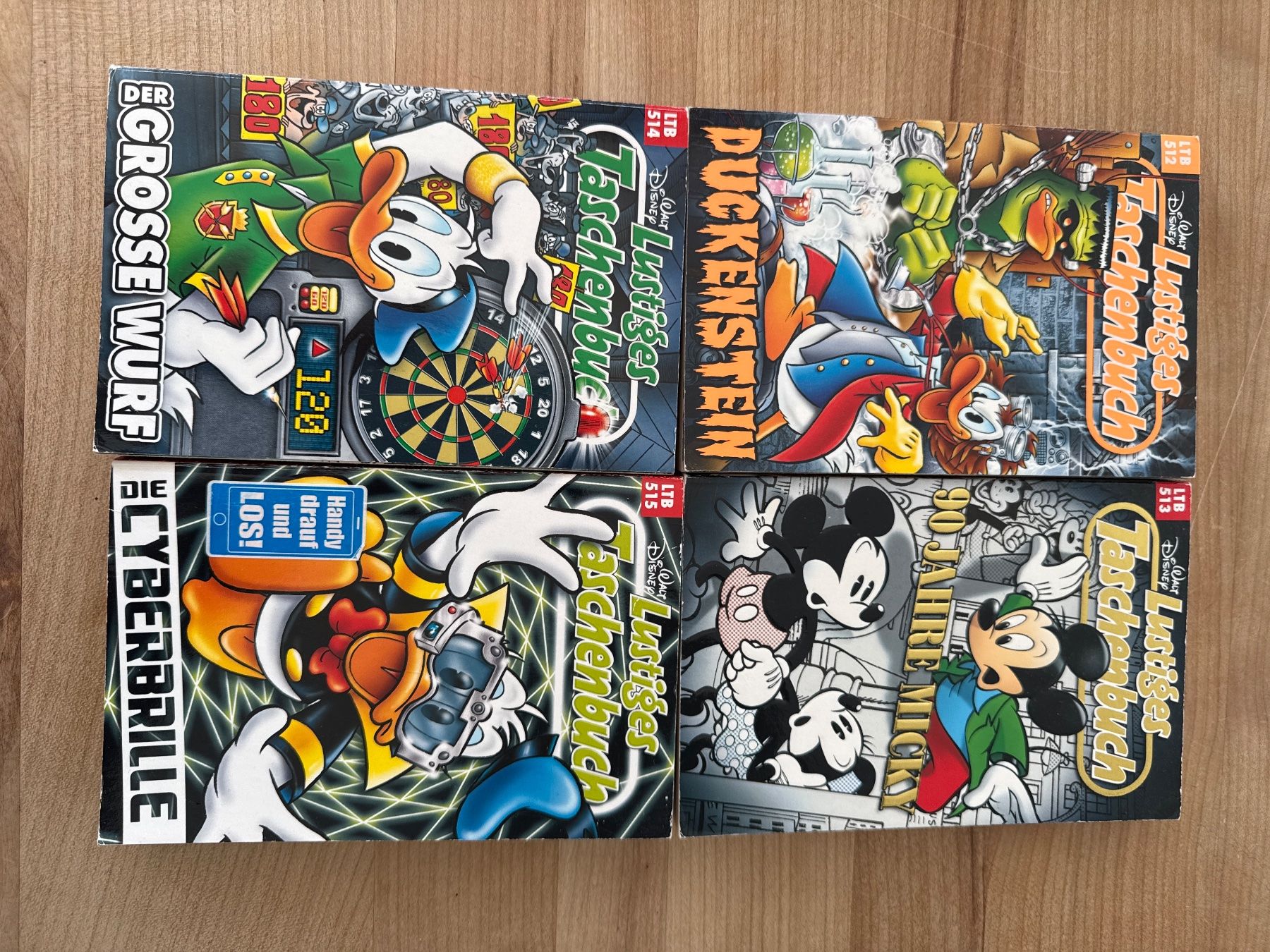 Fumetti: Lustiges Taschenbuch 512 bis 515 – Usato da Winterthur venduto da Nangooblu