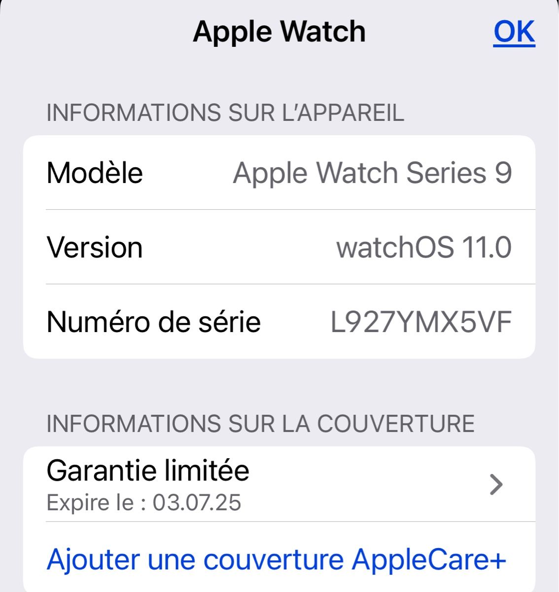 Apple Smartwatch: Apple Watch série 9 gps 45 mm – Gebraucht aus Sion von  4