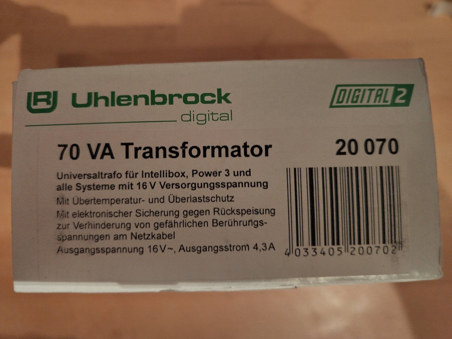Uhlenbrock Modellini di ferrovie: Trafo Uhlenbrock – Nuovo e nell'imballaggio originale da Rafz venduto da Puma059 1