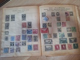 collection de timbres anciens Album de timbres-poste