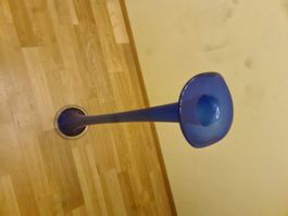 Blumenvase glas blau