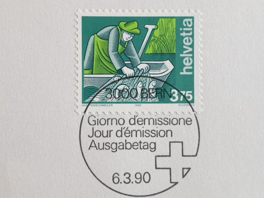 Alle Briefmarken: (165) «Mensch und Beruf» – Gebraucht aus Schwarzhäusern von Inot3 1