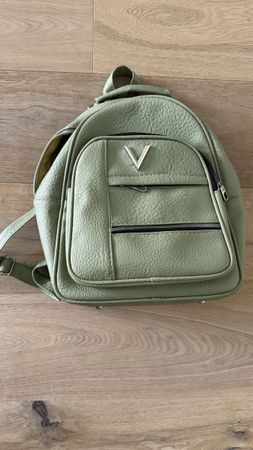 Rucksack Damen Gruen Kunstleder guter Zustand
