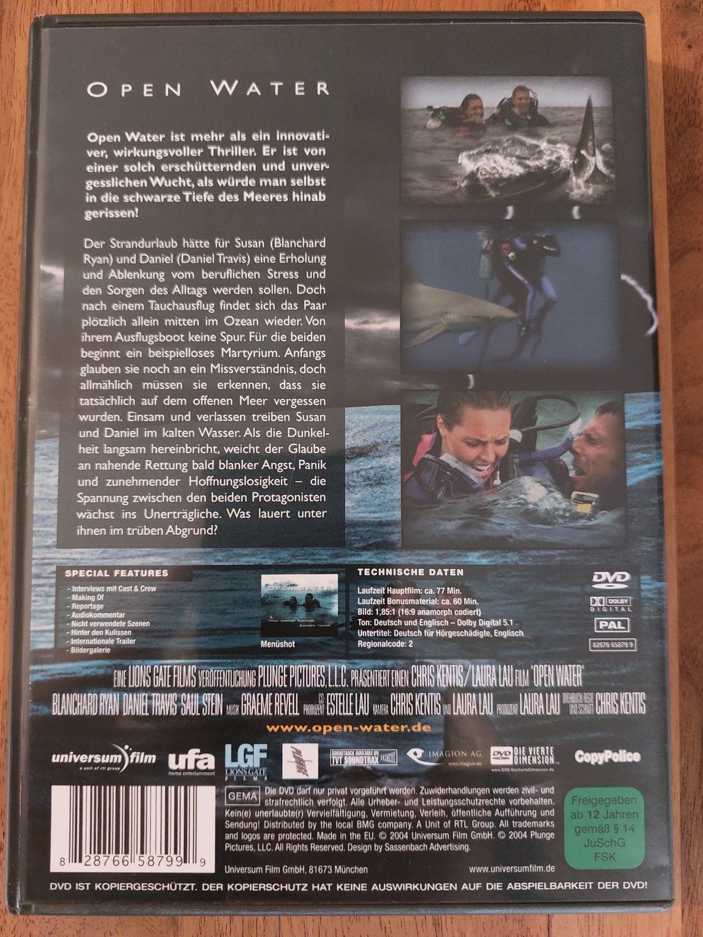 Alle DVDs: DVD - Open Water – Gebraucht aus Rheinfelden von Onyx74 1