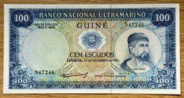 100 Escudos Guinea Bissau 1971!!! UNC!!!