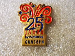Ansteckpin 149: 25 Jahre Windrose Gunzgen