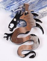 Edelstahl Drache Anhänger Designschmuck