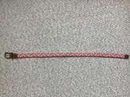 Geflochtener Gürtel rosa