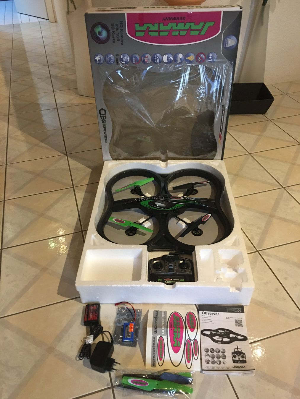 Modellismo RC: DRONE  OBSERVER  JAMARA  2.4 GHz – Usato da Apples venduto da Gasscret