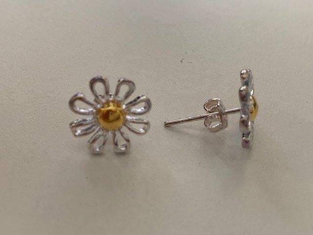 Armbänder & -reifen: NEU!!! Silber/Gold  Blumen Schmuck-Set – Neu und originalverpackt aus La Conversion von angel-gini 2