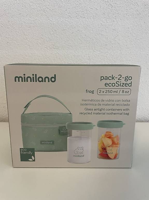 Baby-Mahlzeiten: Miniland Pack-2-Go EcoSized Frog – Neu und originalverpackt aus Glis von SabrinaXA