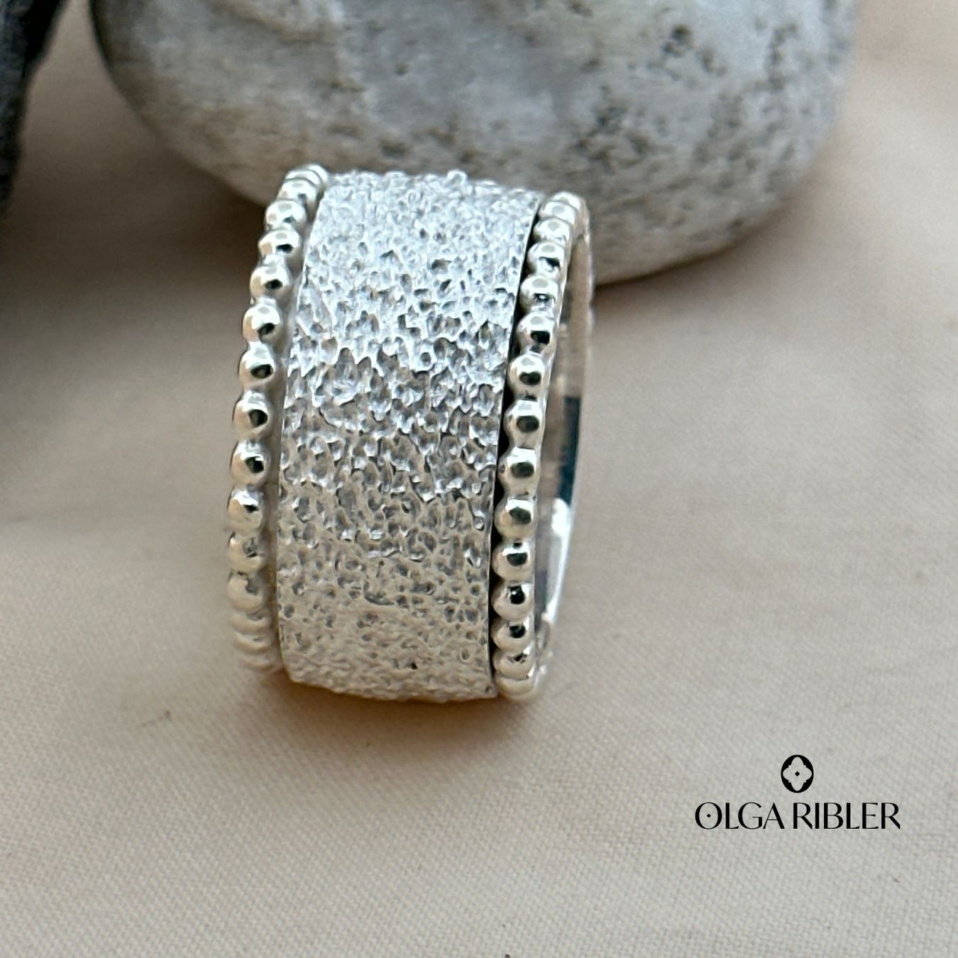 Olga Ribler Ringe: Statement Drehring Silber Ring 925 Grösse 51 – Neu (gemäss Beschreibung) aus Luzern von Schmuckoutlet 5