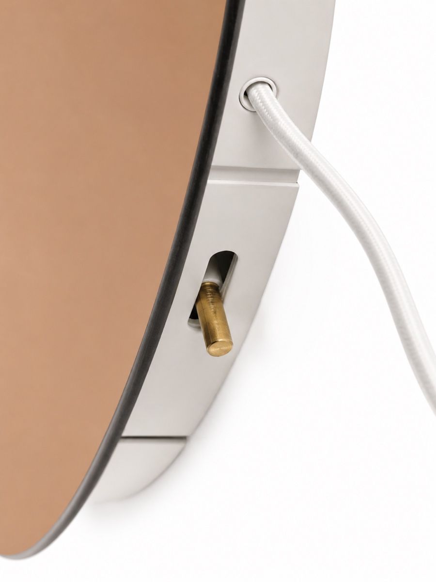 IKEA VARMBLIXT LED Wandspiegel Bronze – Design Spiegel (Neuf avec ...