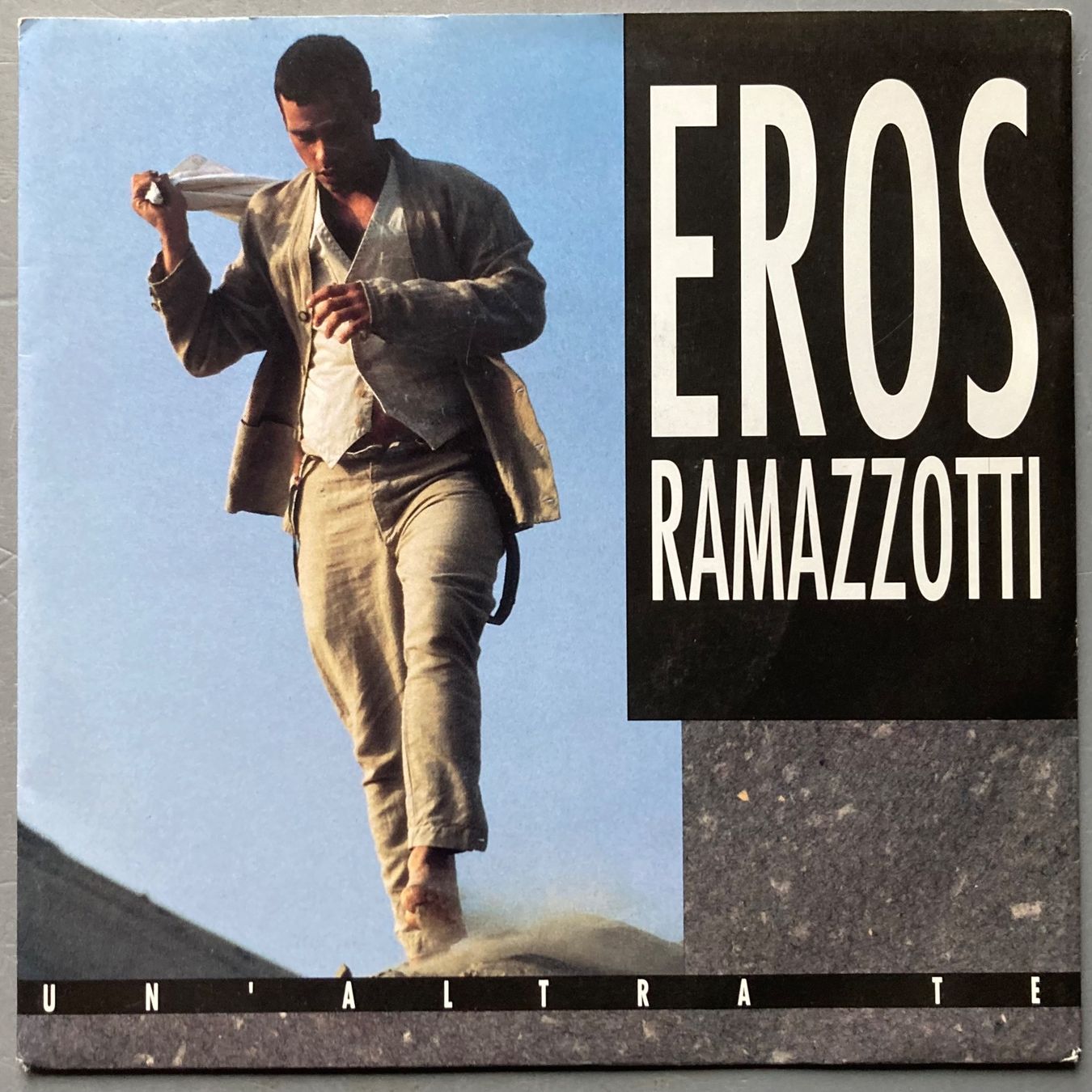 Dischi in vinile: EROS RAMAZOTTI - UN'ALTRA TE – Usato da Poliez-Pittet venduto da Newtown-Records