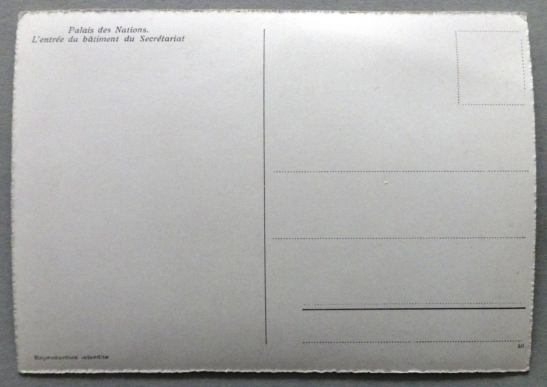 Cartes postales: Genève - Palais des Nations – D'occasion à Fétigny par Billy2miny 1