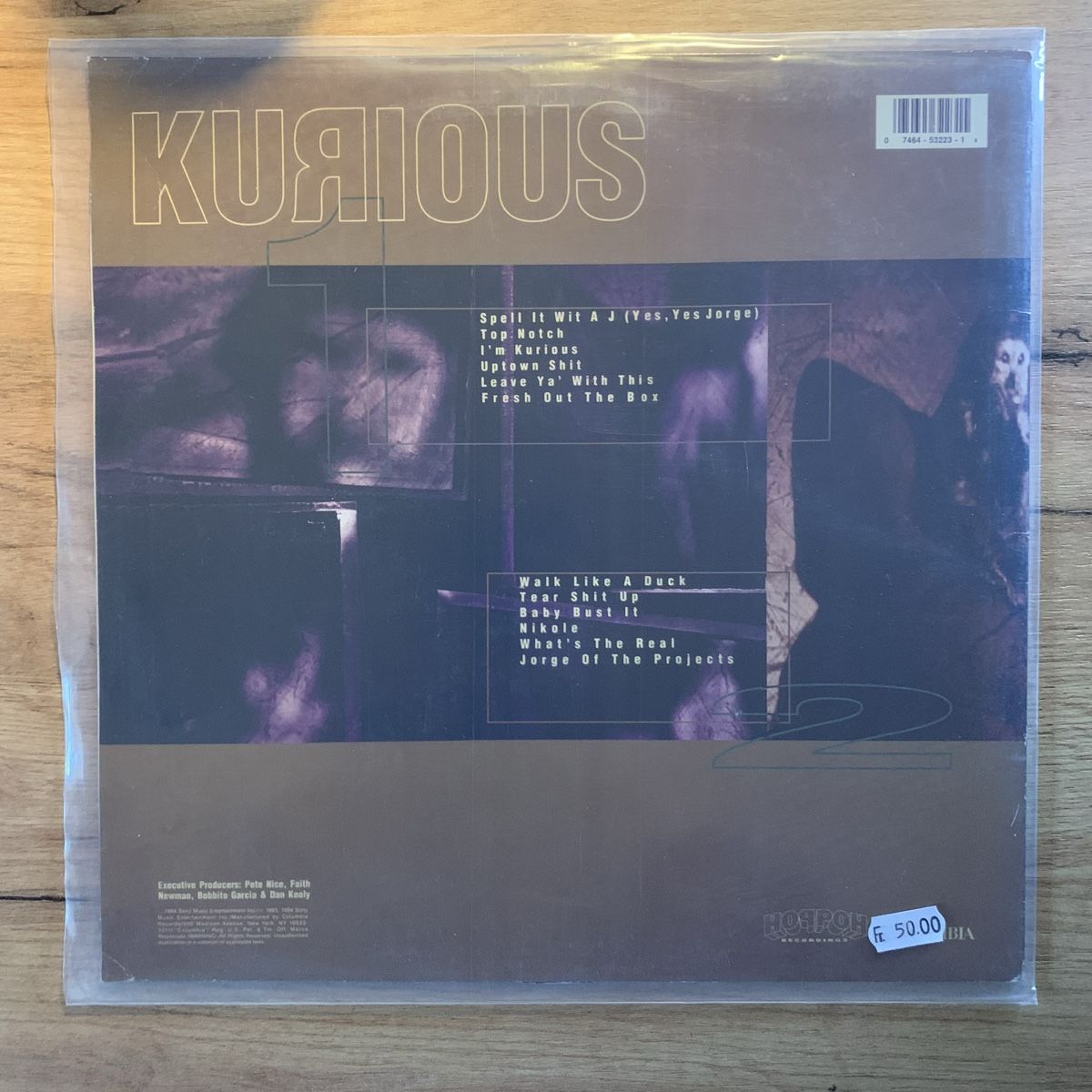 Vinyles: Vinyle Kurious - A Constipated Monkey - OG US 1994 EX / VG+ – D'occasion à Gals par Diskopatshop 1