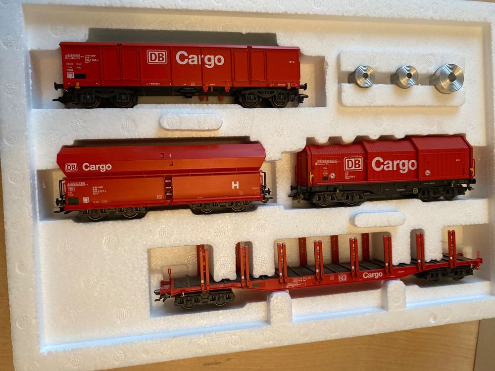 Lot Märklin CARGO HO : Loco Double Traction 37432 + 17 Wagons Divers - Occasion