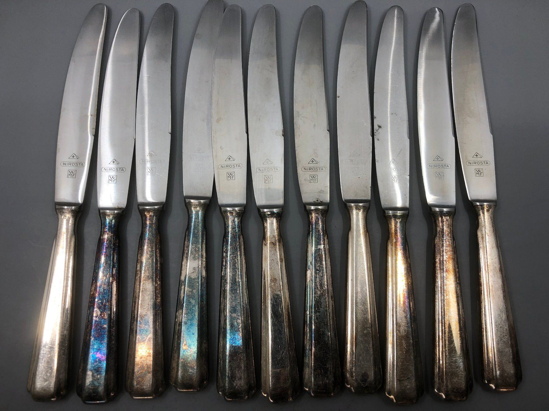 WMF Besteck: 11 Tafelmesser versilbert WMF – Gebraucht aus Basel von Tiabeanie 1