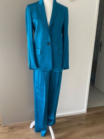 Eleganter Damen Hosenanzug  Petrol von Luisa  Cerano