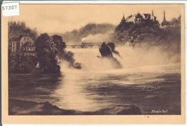 Rheinfall mit Zug
